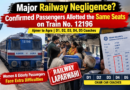 Railway Mismanagement? Women and Elderly Passengers Suffer Amid Seat Dispute on Train 12196